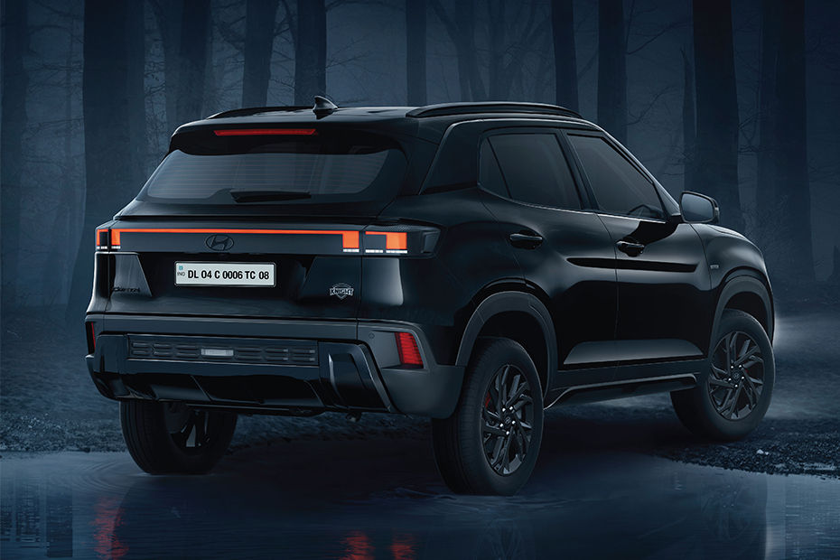 2024 Hyundai Creta Knight Edition Rear 2024 Hyundai Creta Knight Edition Rear