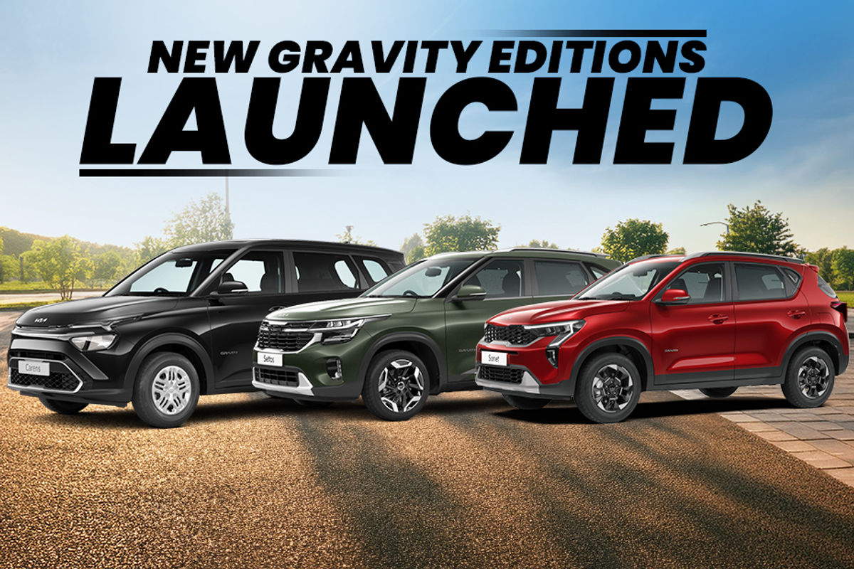 Kia Seltos, Sonet and Carens gets Gravity Editions