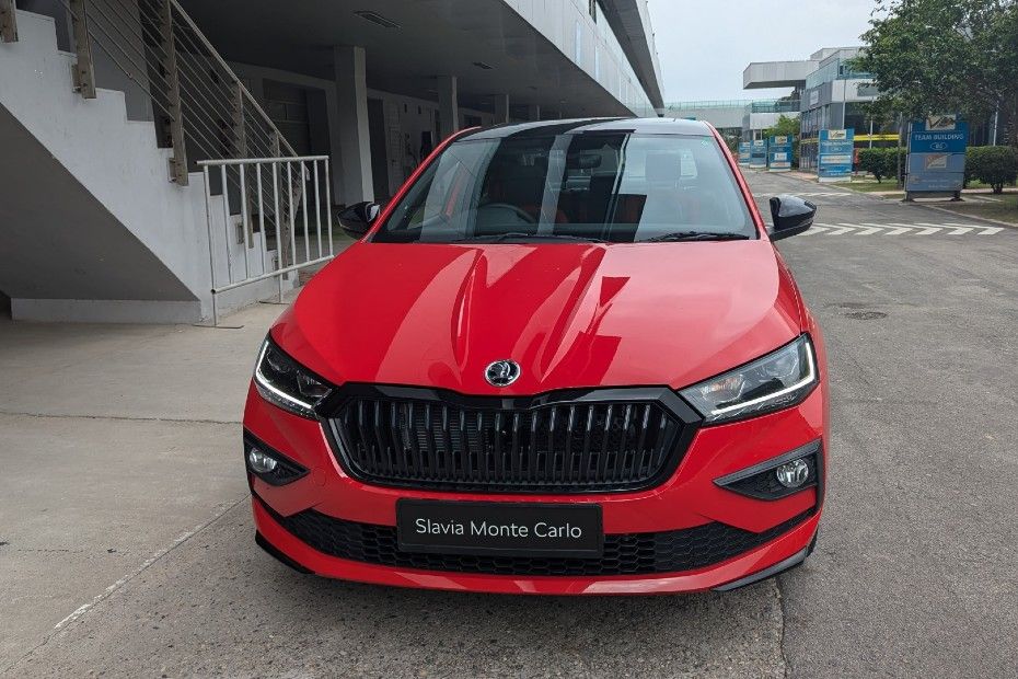Skoda Slavia Monte Carlo Edition gets blacked-out grille Skoda Slavia Monte Carlo Edition gets blacked-out grille