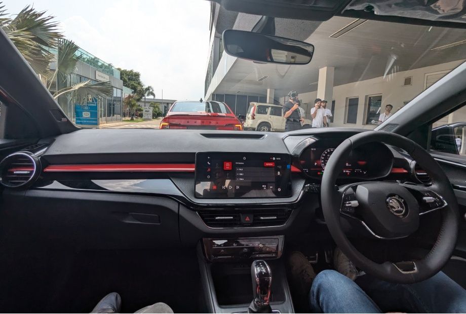 Skoda Slavia Monte Carlo Edition cabin Skoda Slavia Monte Carlo Edition cabin