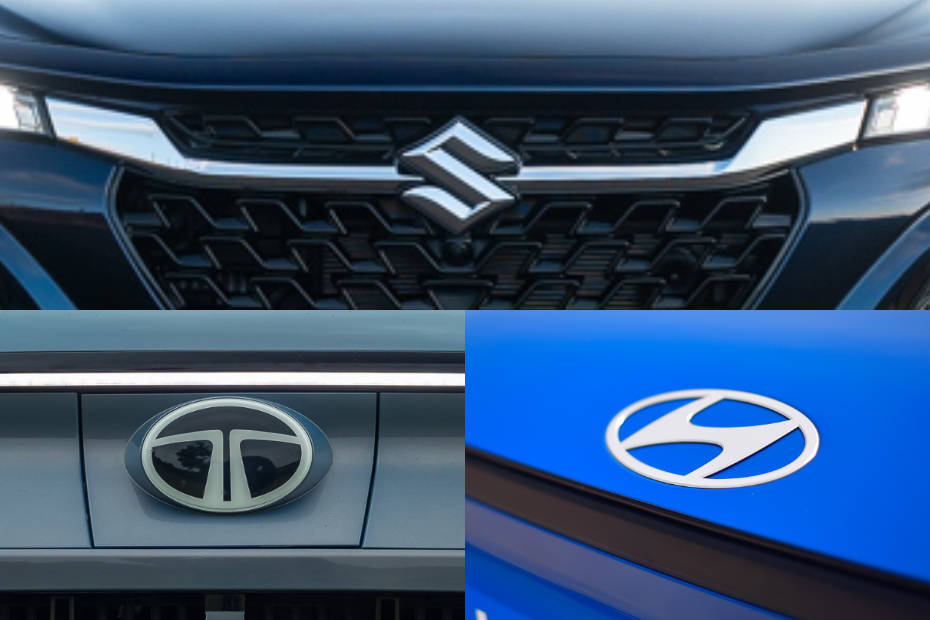 Tata, Maruti, and Hyundai logo