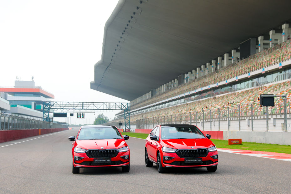 Skoda Slavia Monte Carlos at Buddh International Circuit Skoda Slavia Monte Carlos at Buddh International Circuit