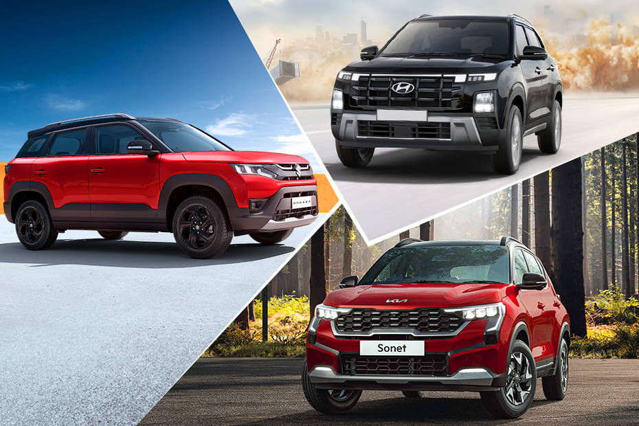 Hyundai Creta, Maruti Brezza, Kia Sonet