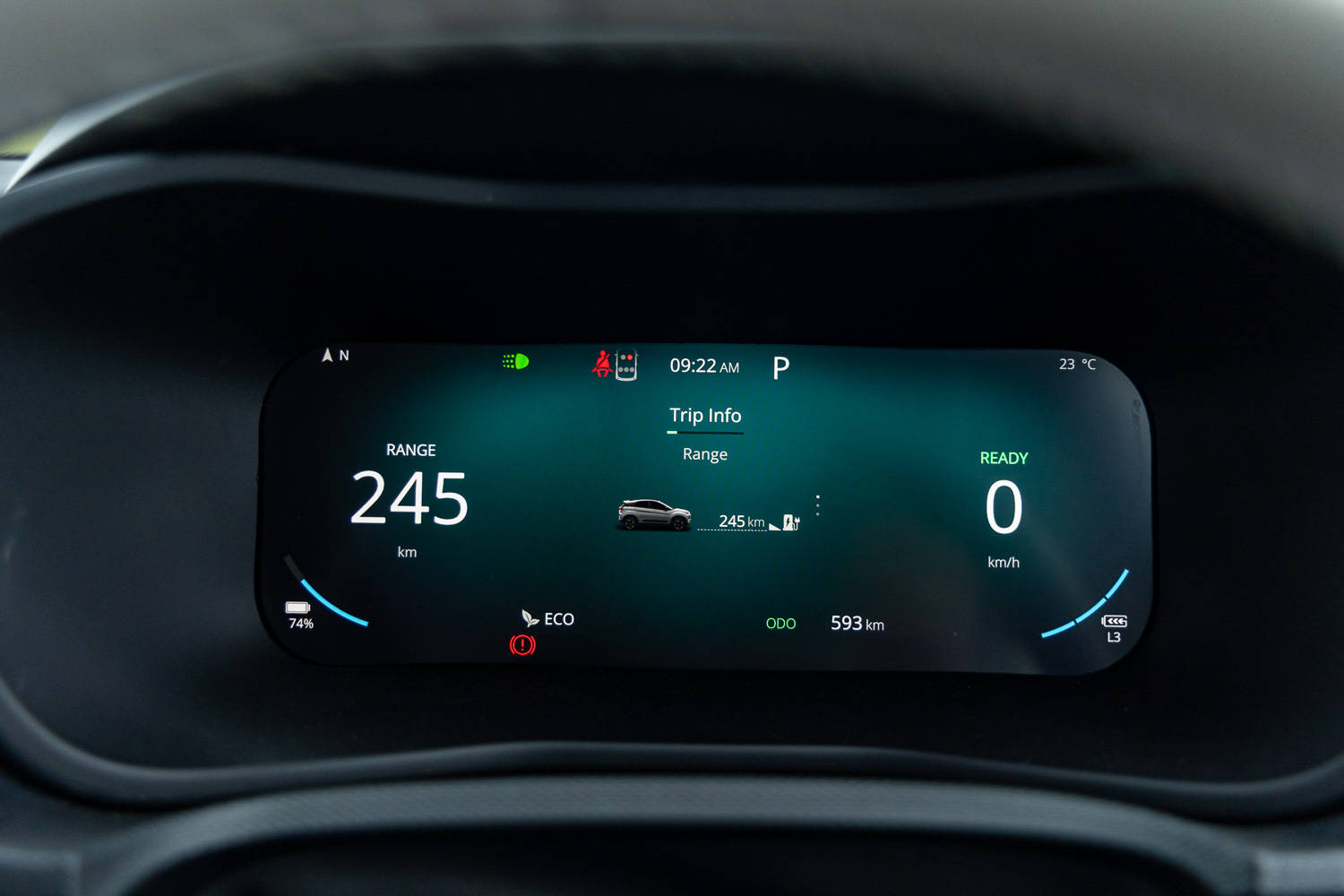 Tata Nexon EV 10.25-inch Digital Driver's Display