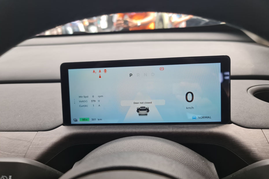 MG Windsor EV digital driver display MG Windsor EV digital driver display