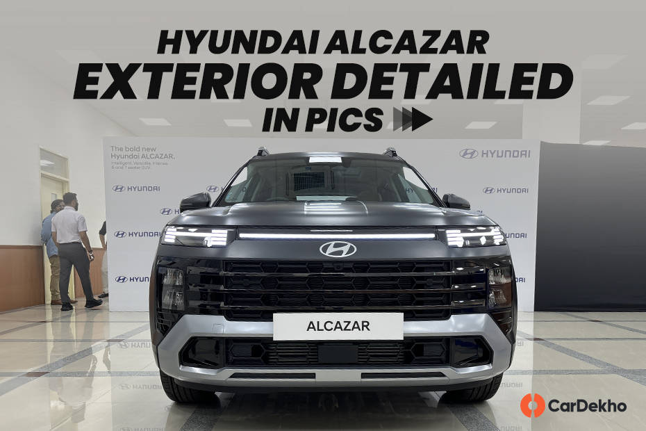 Hyundai Alcazar exterior design detailed in images