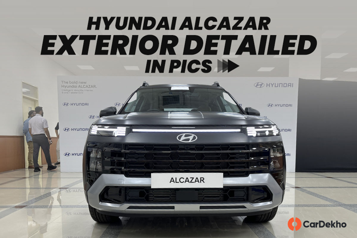 Hyundai Alcazar exterior design detailed in images