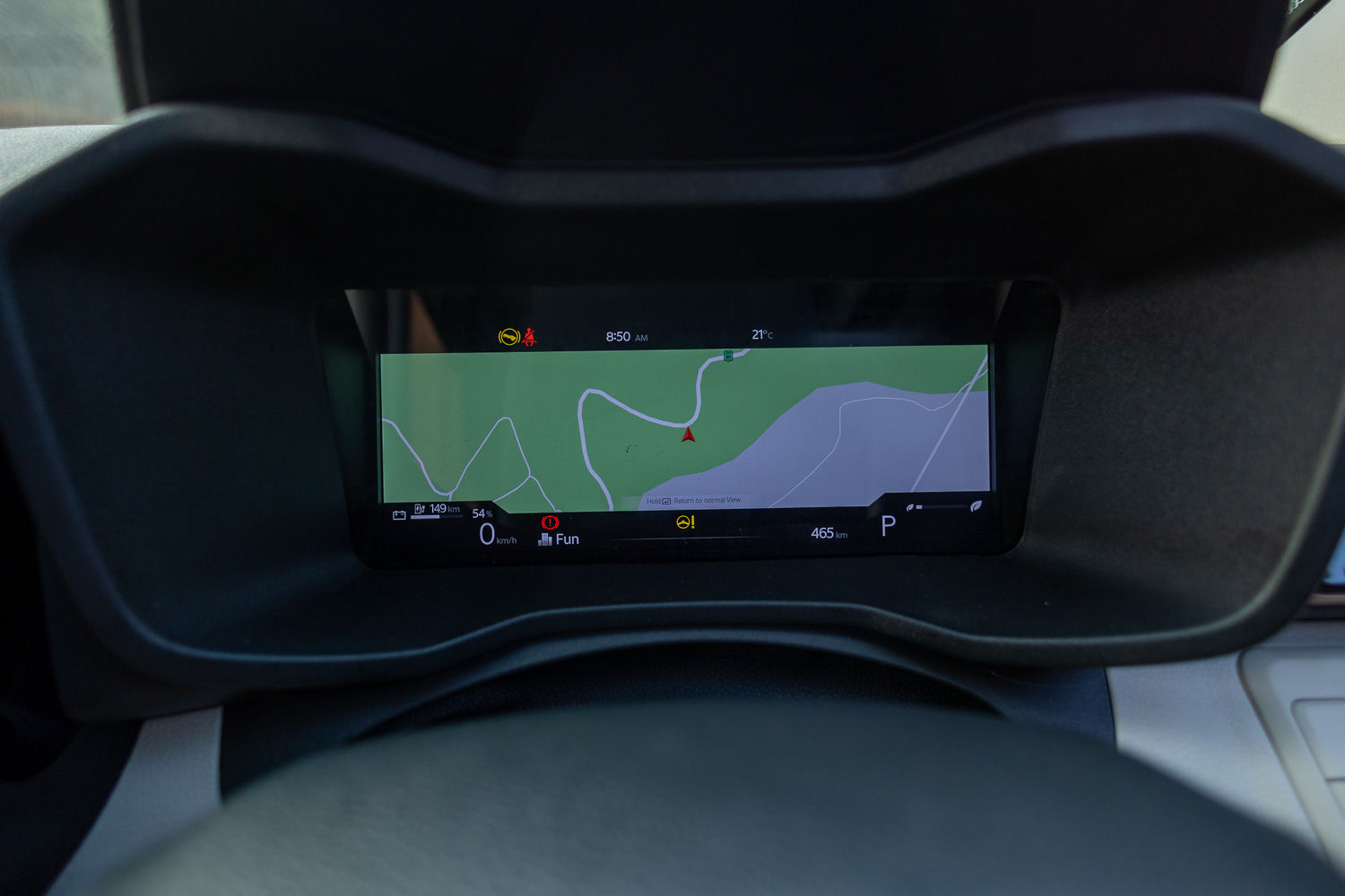 Driver's display