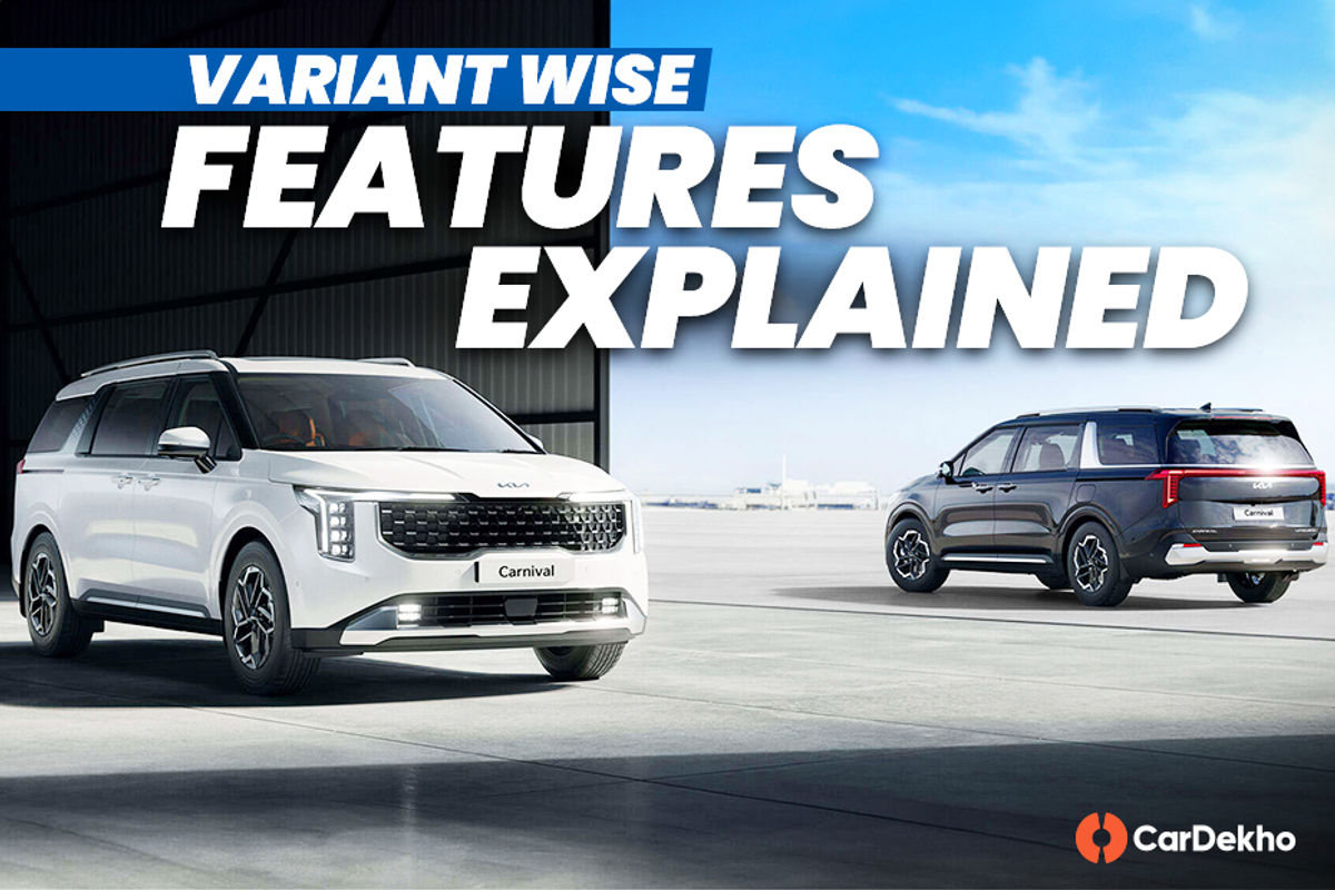 2024 Kia Carnival variant-wise features explained 2024 Kia Carnival variant-wise features explained