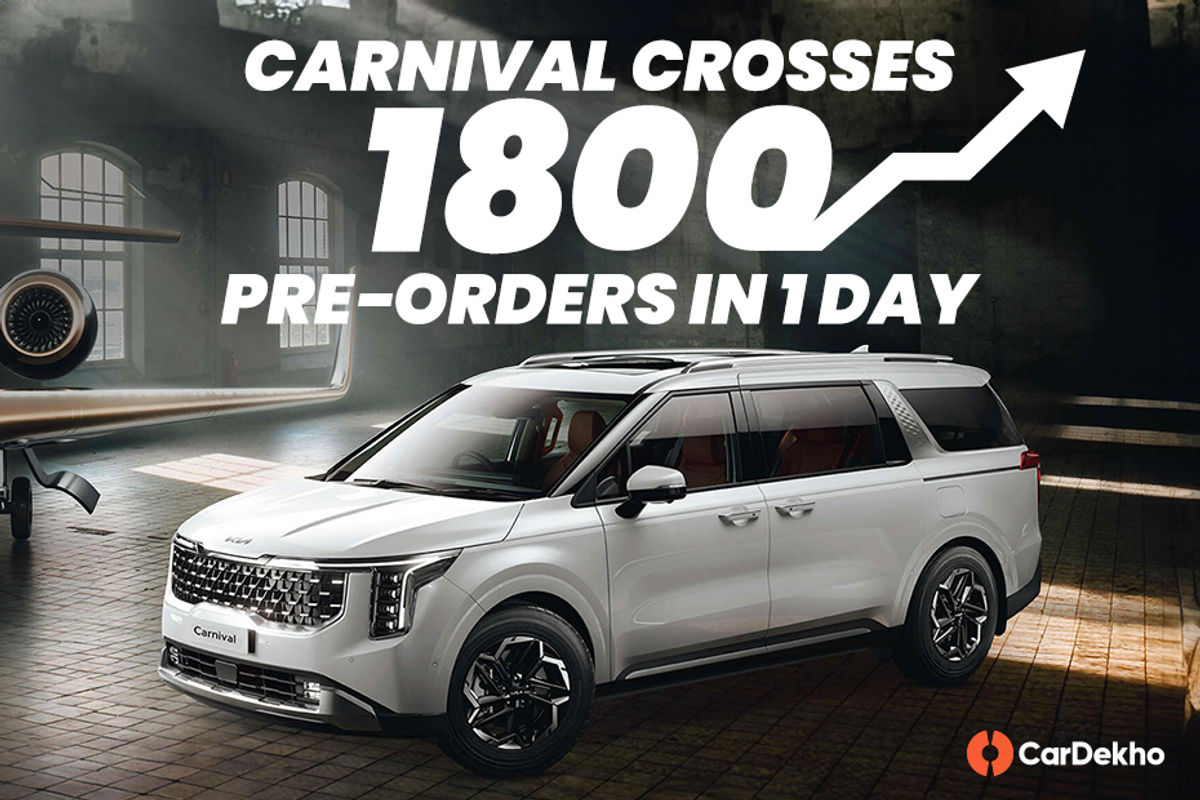 2024 Kia Carnival bookings cross 1,800 units