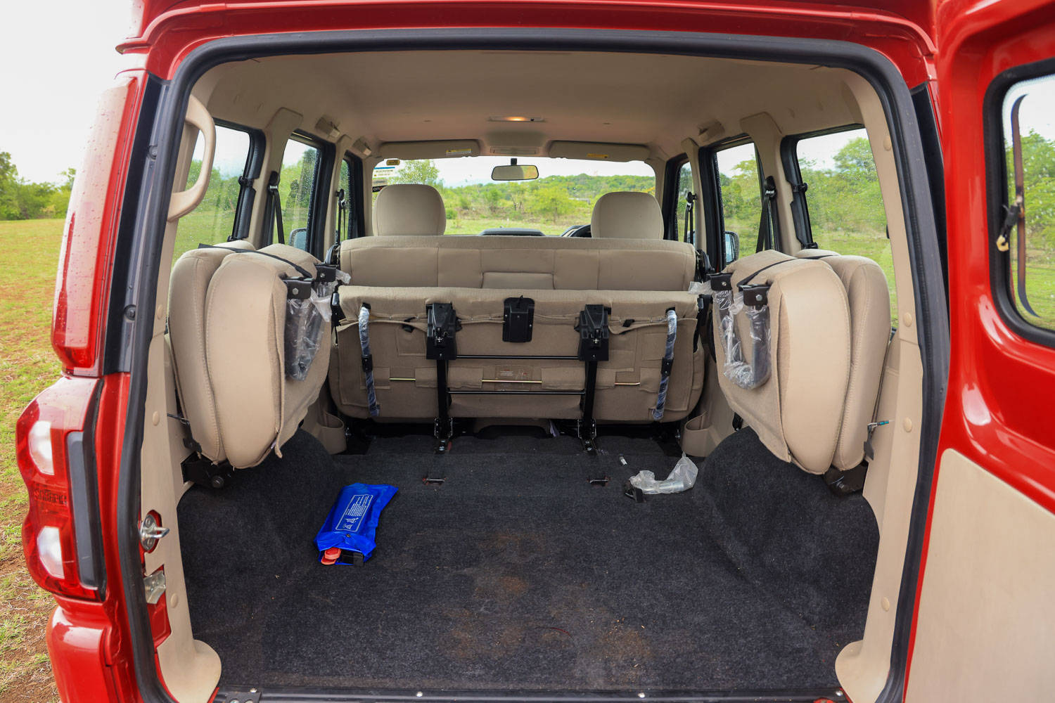 Mahindra Scorpio Classic Boot Space With 2nd Row Up