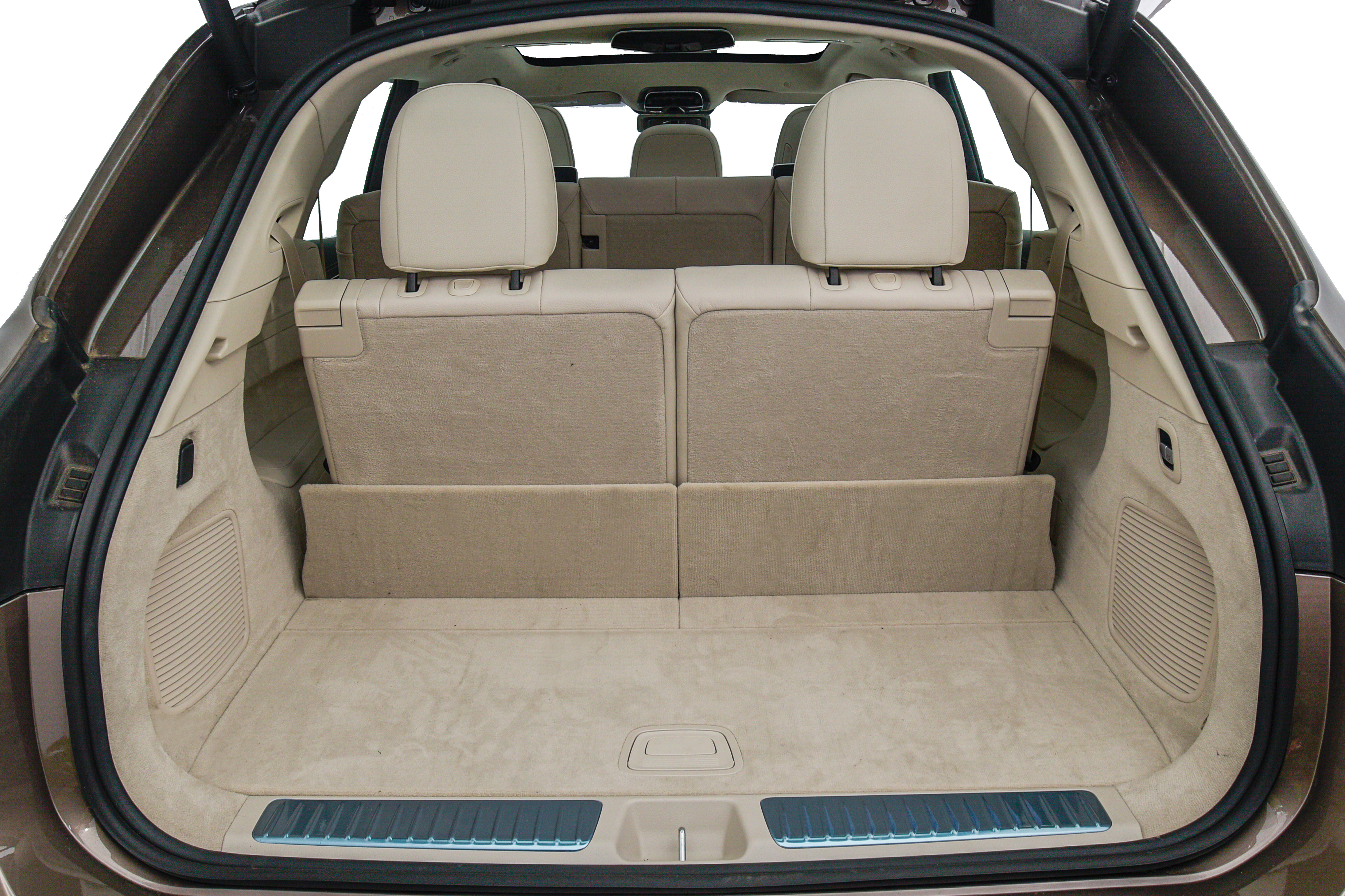 Mercedes-Benz EQS SUV boot space with all three rows up