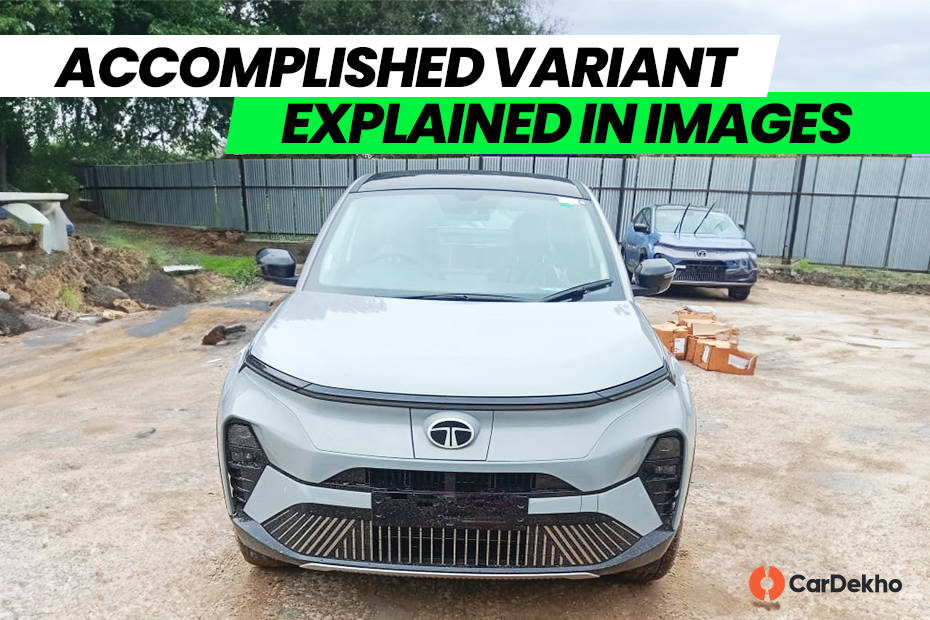 Tata Curvv EV Accomplished Variant Explained in Images