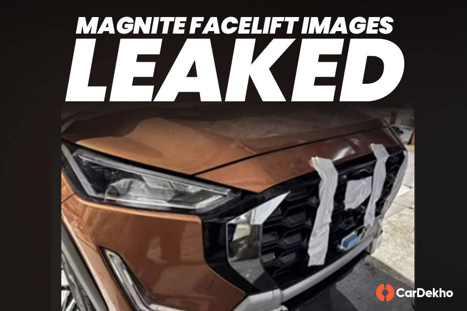 Nissan Magnite facelift images leaked