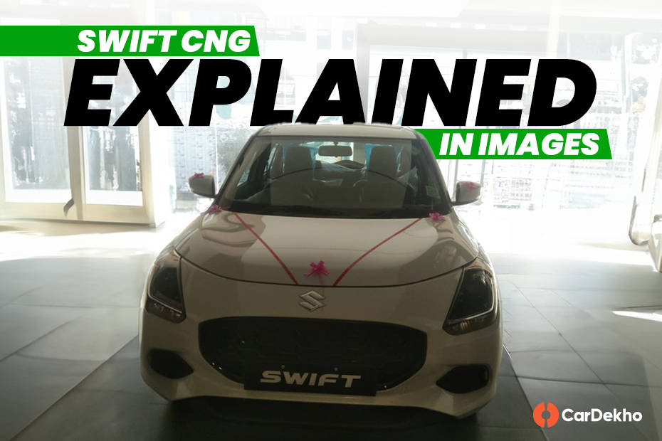 Maruti Swift Vxi (O) CNG variant explained in images