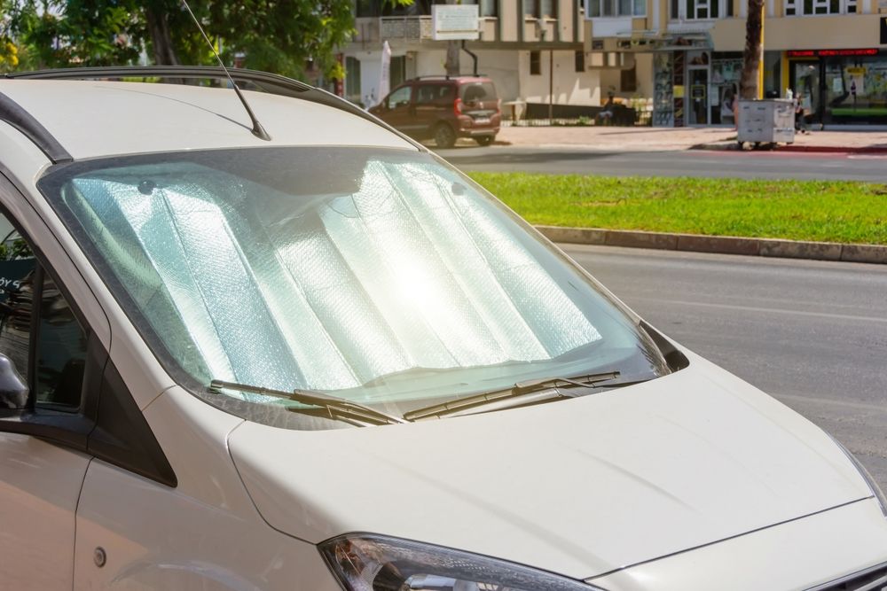 Car windshield sun shade