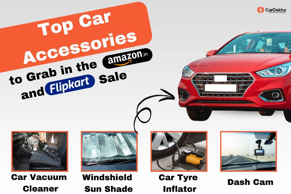 Car accessories on sale at Flipkart and Amazon