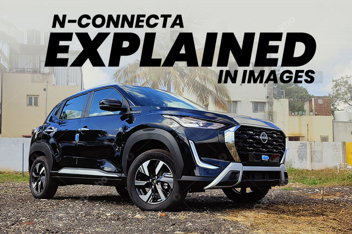 Nissan Magnite facelift N-Connecta variant explained in 12 real-life images 