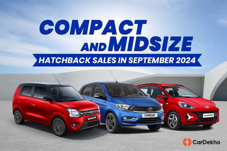 Compact and midsize hatchback sales in September 2024