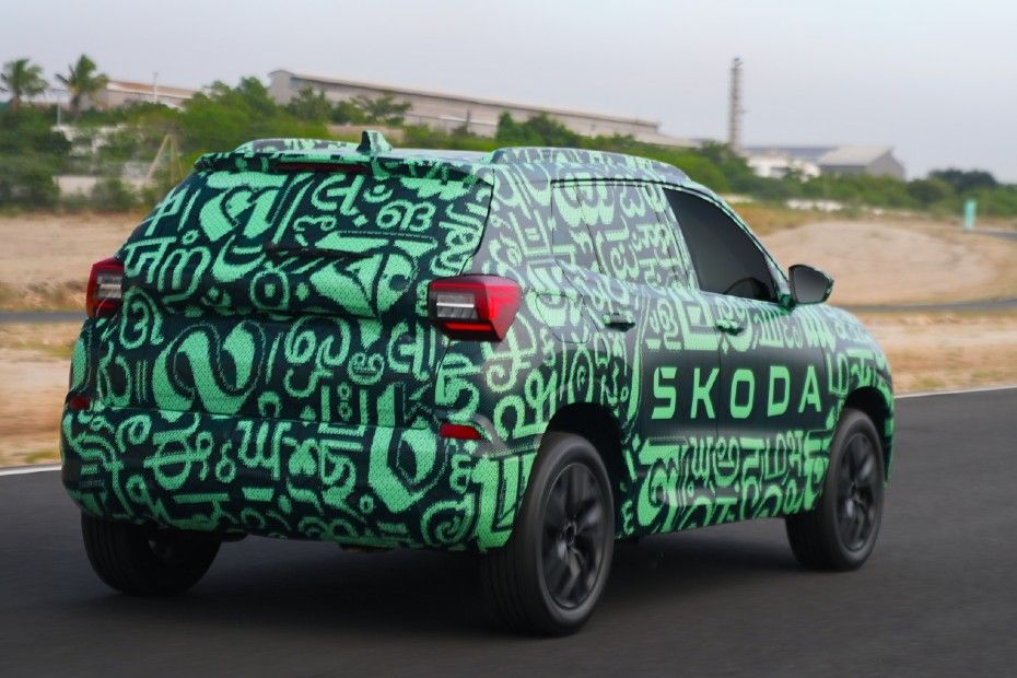 Skoda Kylaq rear Skoda Kylaq rear