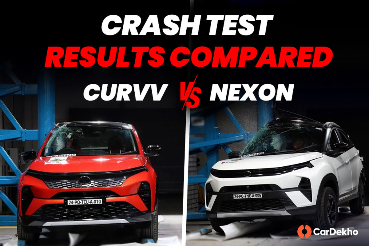Tata Curvv vs Tata Nexon: Crash test results compared Tata Curvv vs Tata Nexon: Crash test results compared
