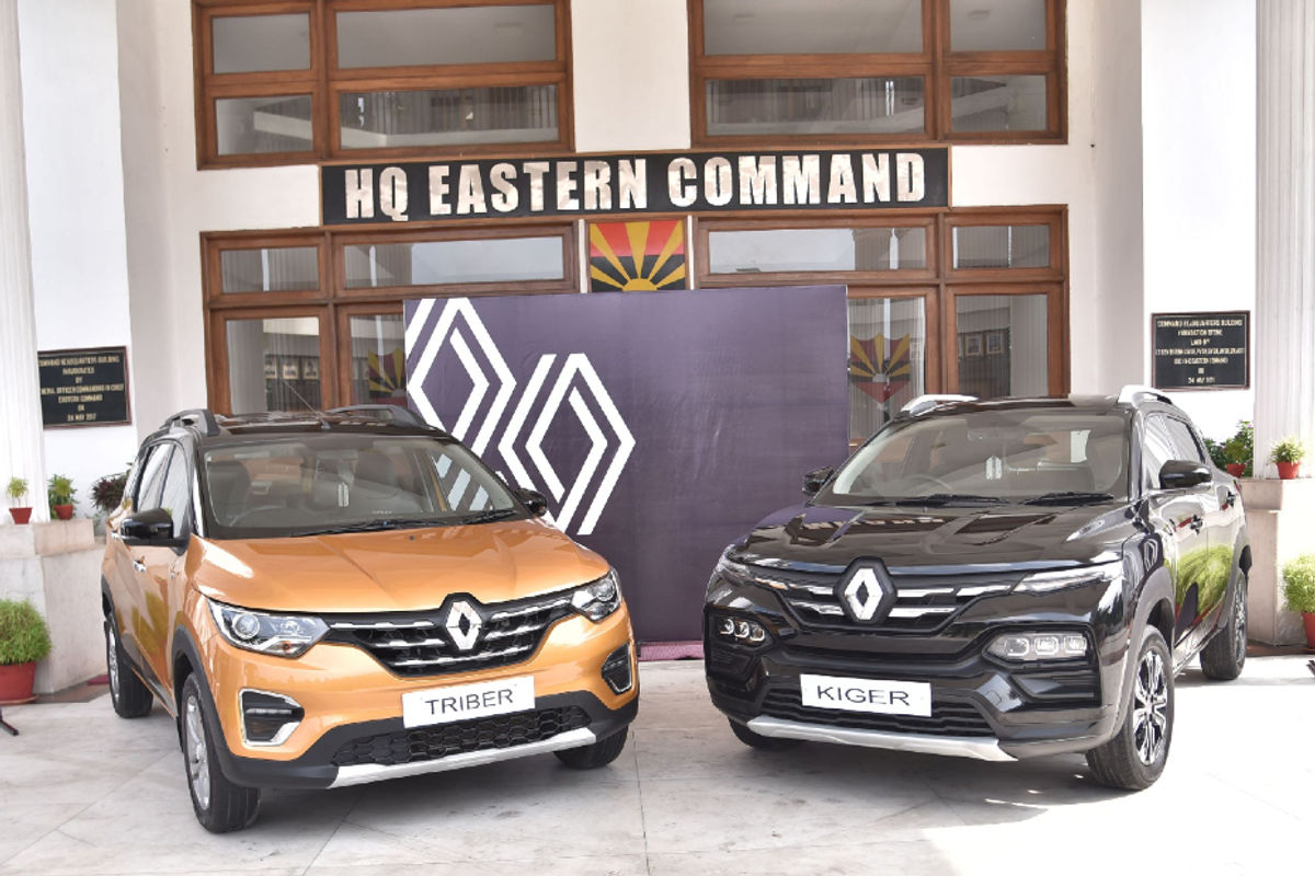 Renault Triber and Kiger gifted to Eastern Command of the Indian Army Renault Triber and Kiger gifted to Eastern Command of the Indian Army