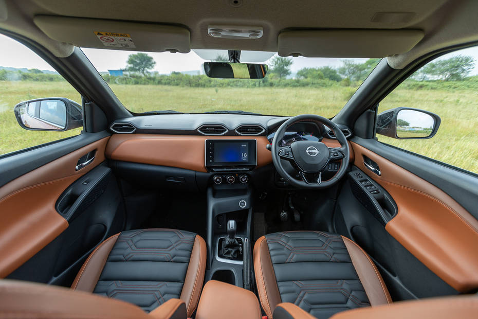 Nissan Magnite facelift cabin