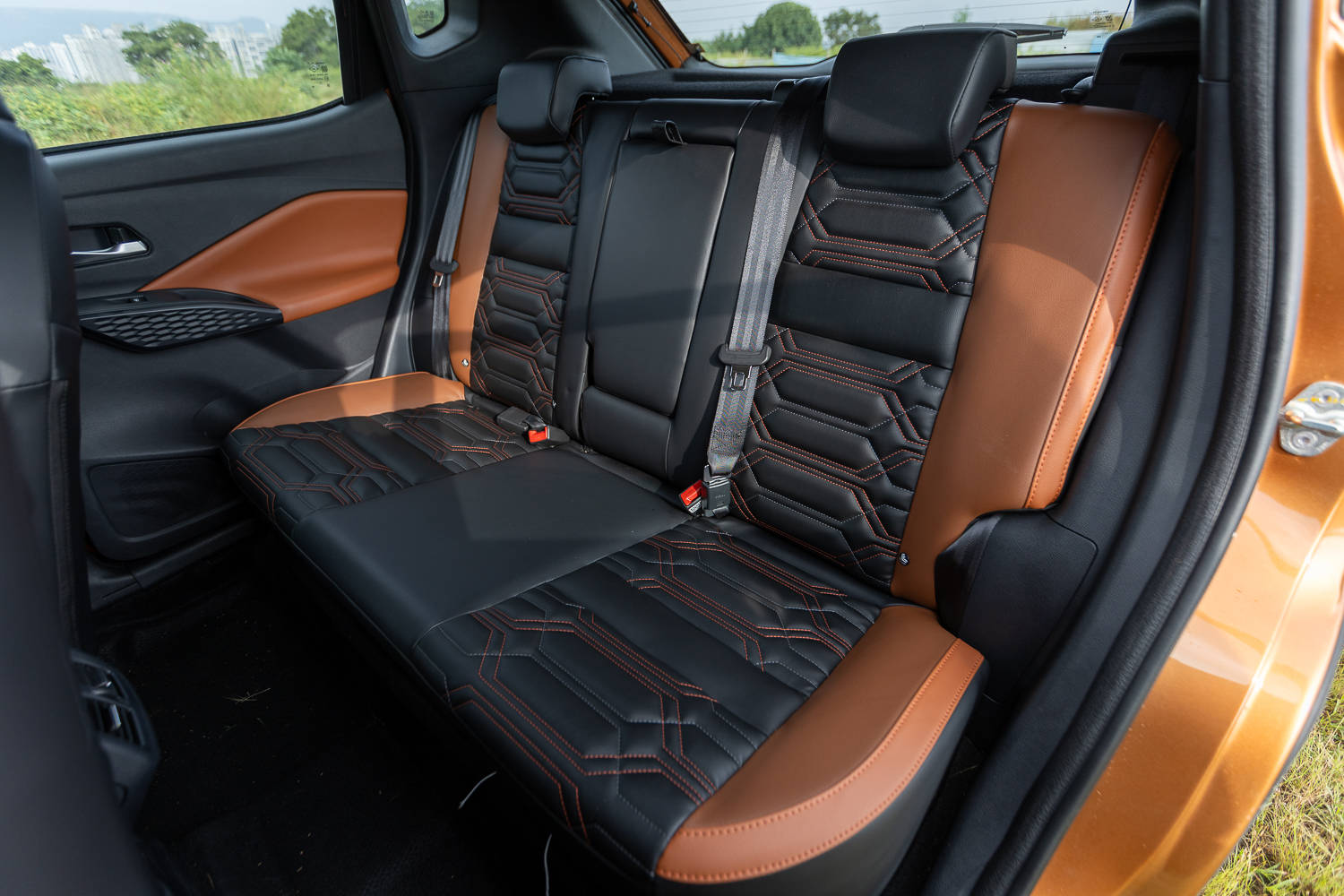 Nissan Magnite facelift rear seats