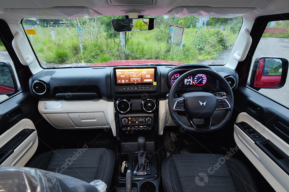 Mahindra Thar Roxx MX3 dashboard