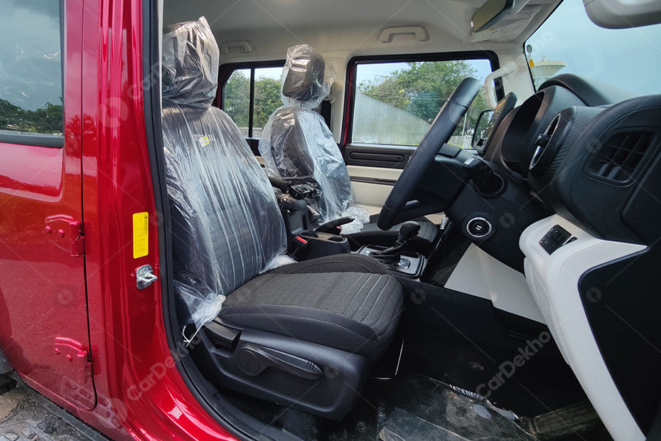Mahindra Thar Roxx MX3 front seats