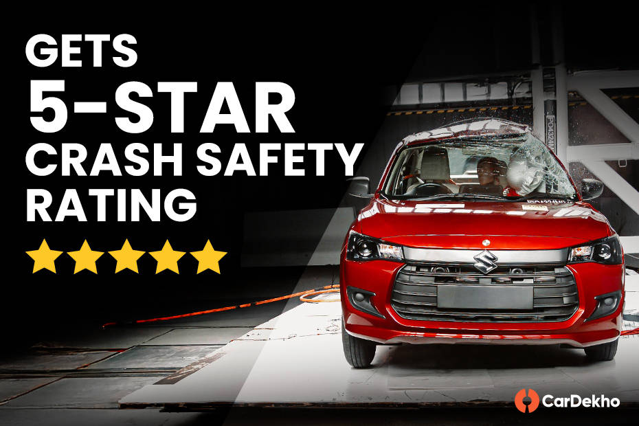 2024 Maruti Dzire gets a 5-star crash safety rating from Global NCAP