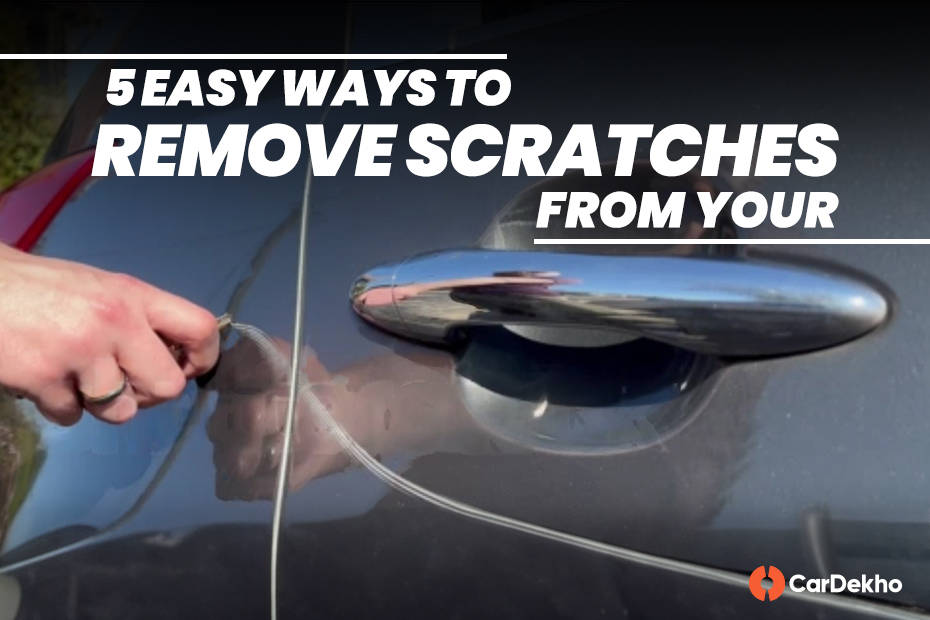 Tips to remove car scratches at home