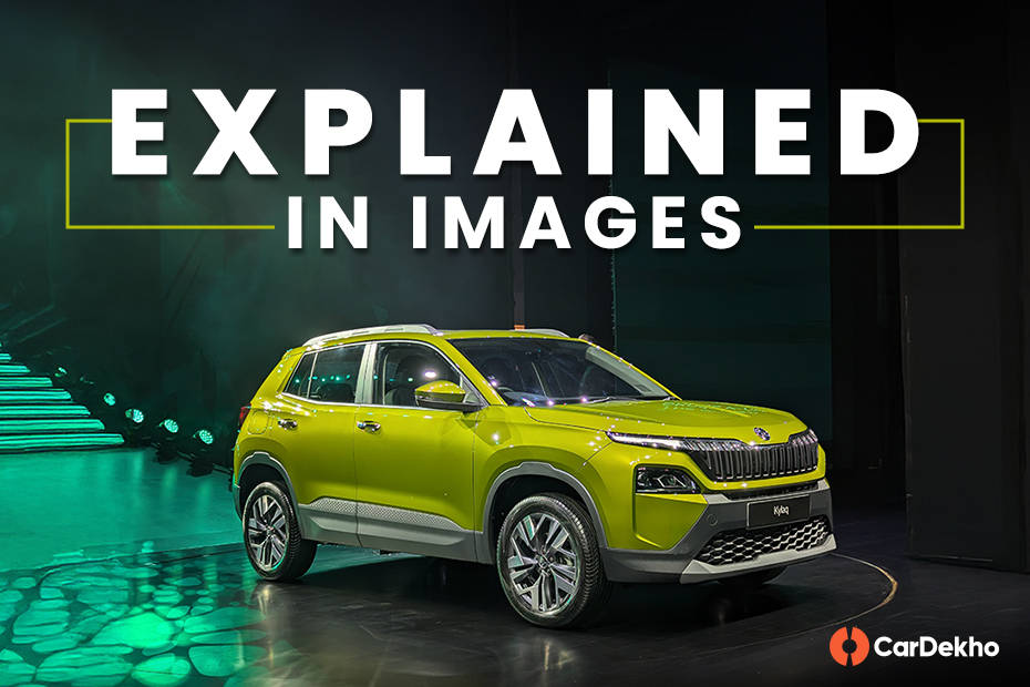 Skoda Kylaq exterior and interior design explained in 15 images