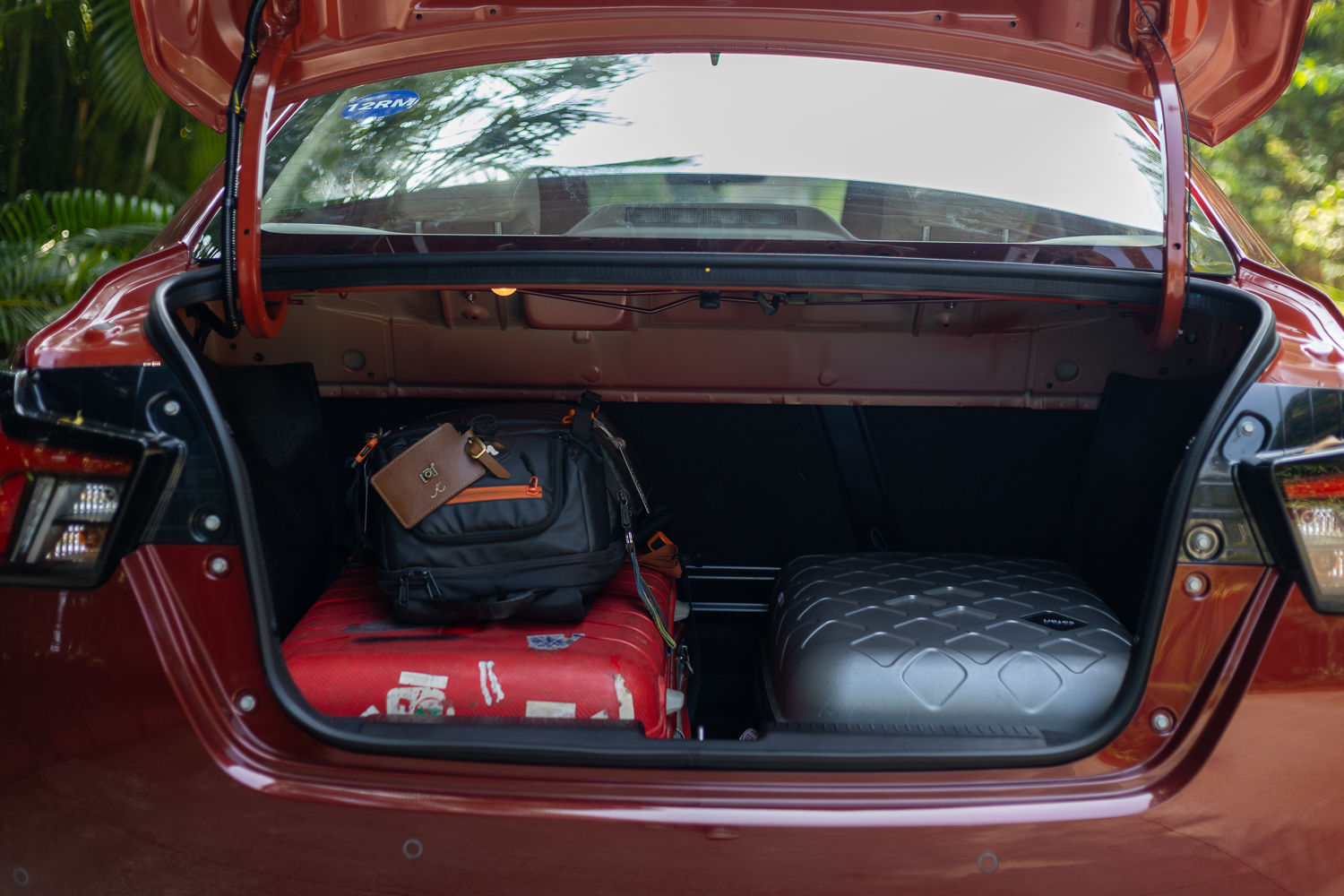 New Maruti Dzire boot space
