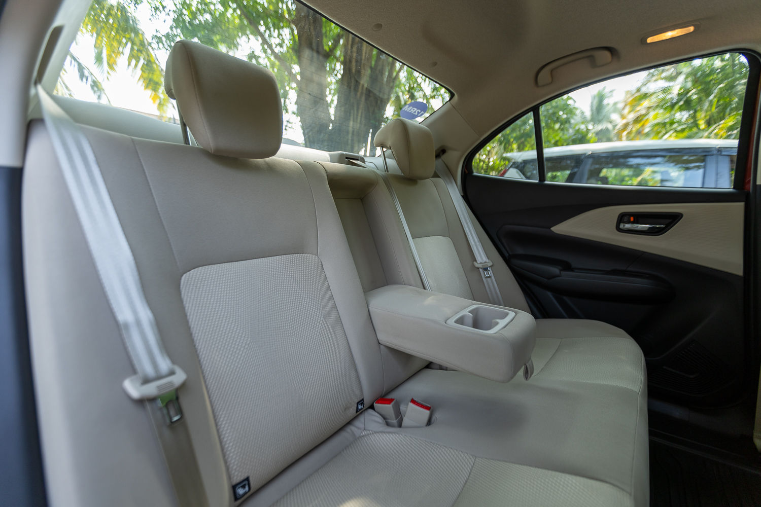 New Maruti Dzire rear seats