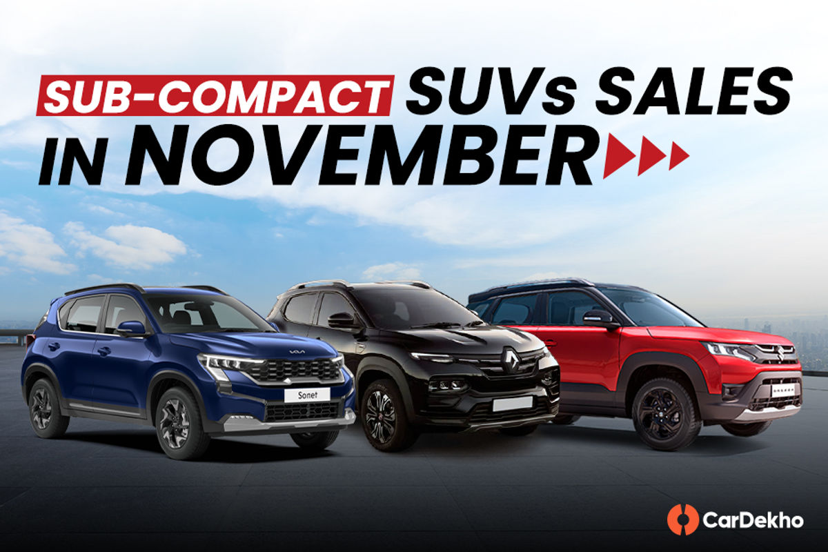 Sub-4m SUVs Sales October 2024