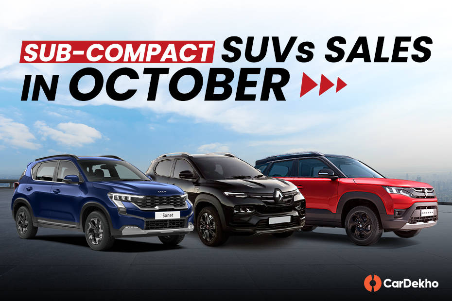 sub-4m SUVs sales in October