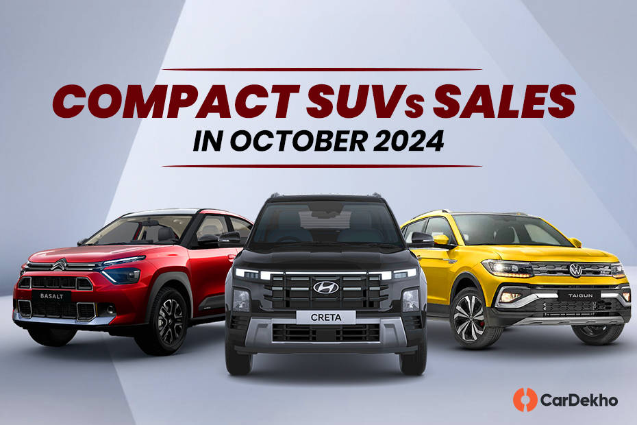 Compact SUVs Sales In October 2024