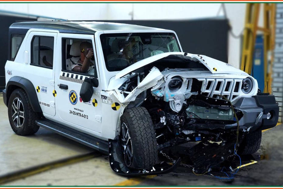 Mahindra Thar Roxx BNCAP crash test