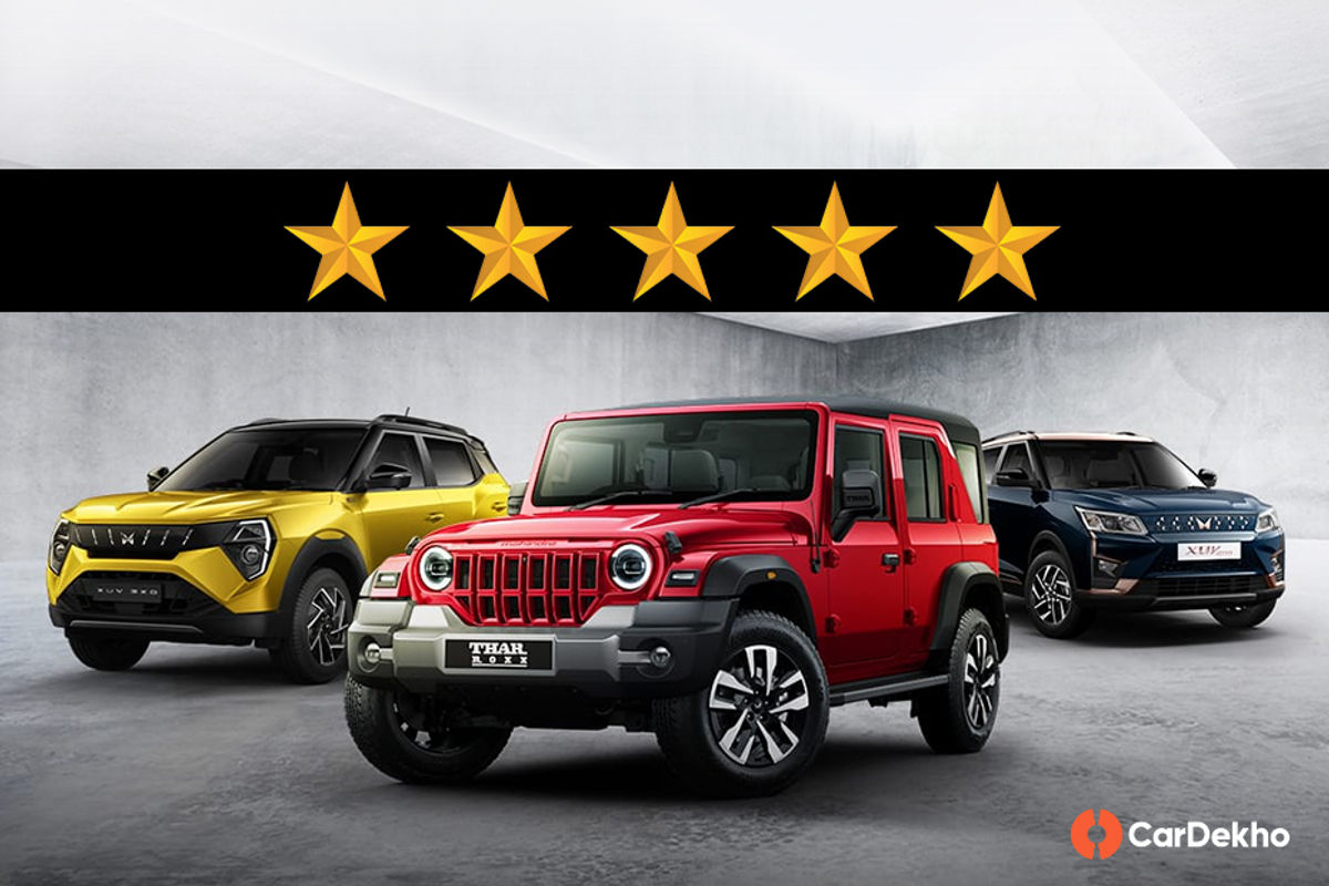 Mahindra Thar Roxx, XUV 3XO, and XUV400 EV Score 5 Stars In Bharat NCAP Mahindra Thar Roxx, XUV 3XO, and XUV400 EV Score 5 Stars In Bharat NCAP