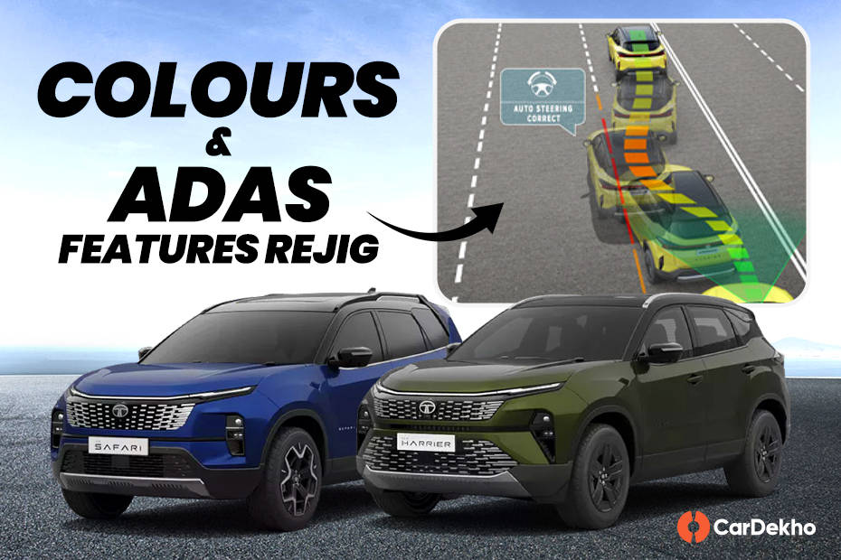 Tata Safari And Harrier ADAS and colour updates