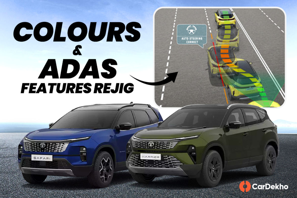 Tata Safari And Harrier ADAS and colour updates Tata Safari And Harrier ADAS and colour updates