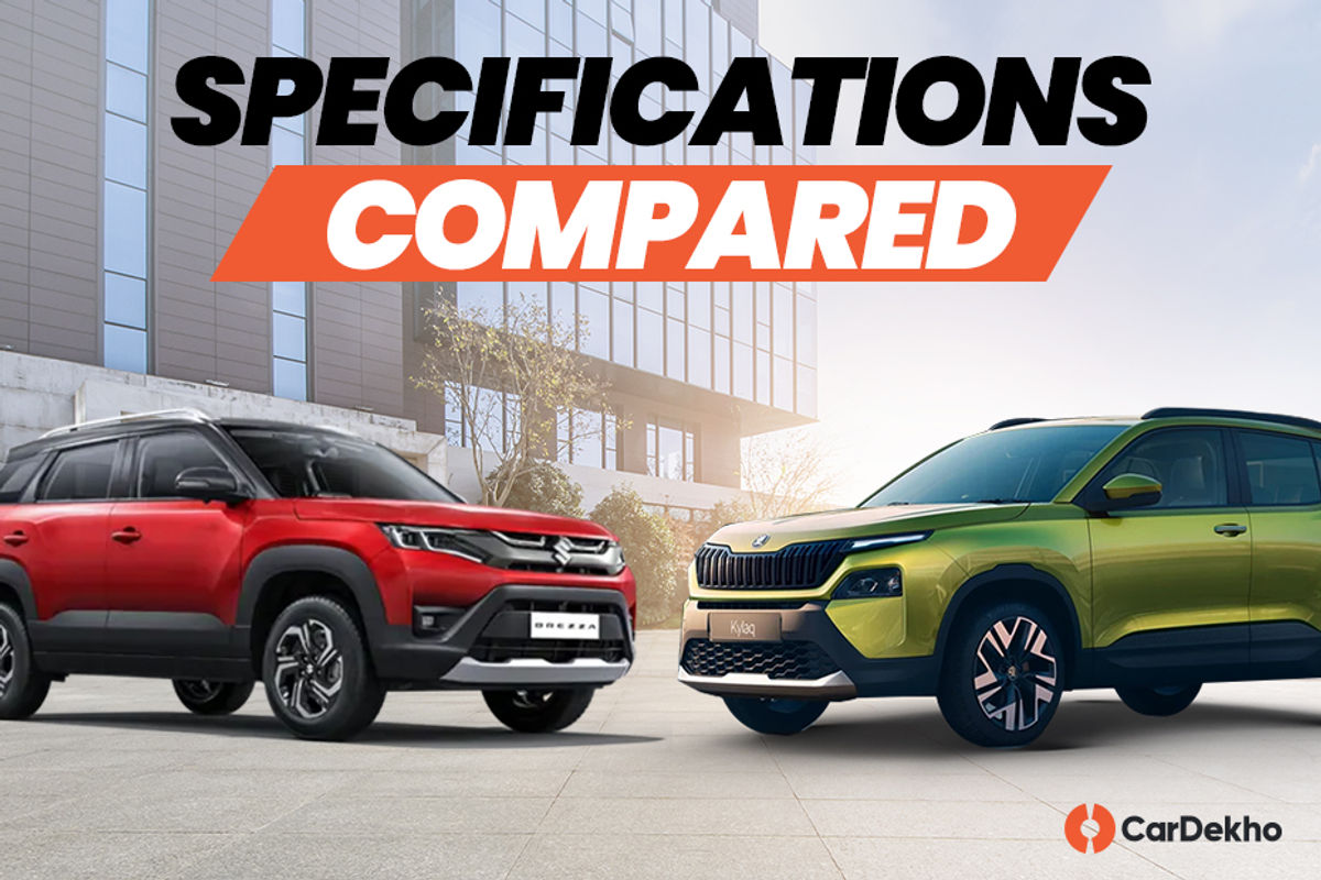 Maruti Brezza vs Skoda Kylaq: Specifications Compared Maruti Brezza vs Skoda Kylaq: Specifications Compared