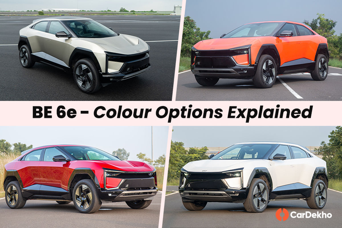 Mahindra BE 6e colour options available Mahindra BE 6e colour options available