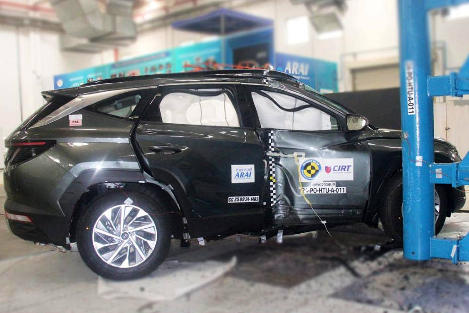 Hyundai Tucson Bharat NCAP crash test