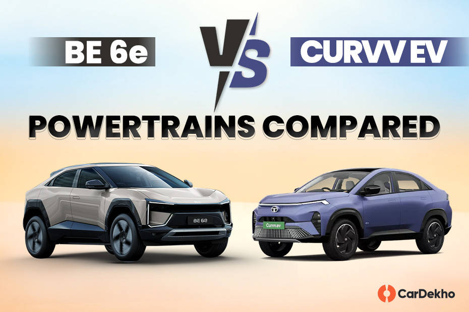 Mahindra BE 6e vs Tata Curvv EV: powertrain details compared