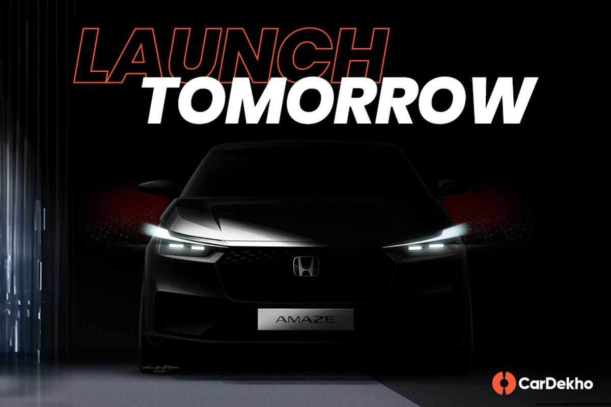 2024 Honda Amaze to launch tomorrow