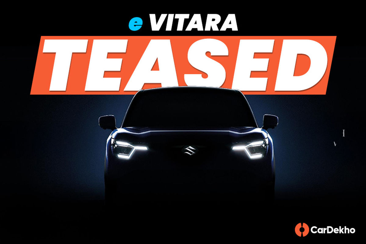 Production-spec Maruti e Vitara Teased For The First Time Ahead Of Debut At Bharat Mobility Global Expo 2025