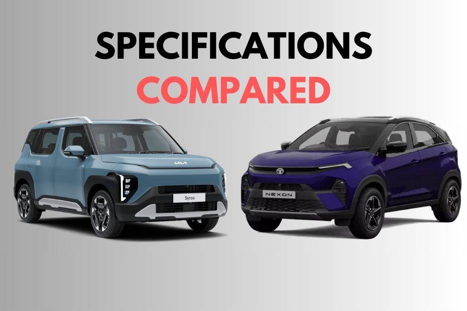 Kia Syros vs Tata Nexon