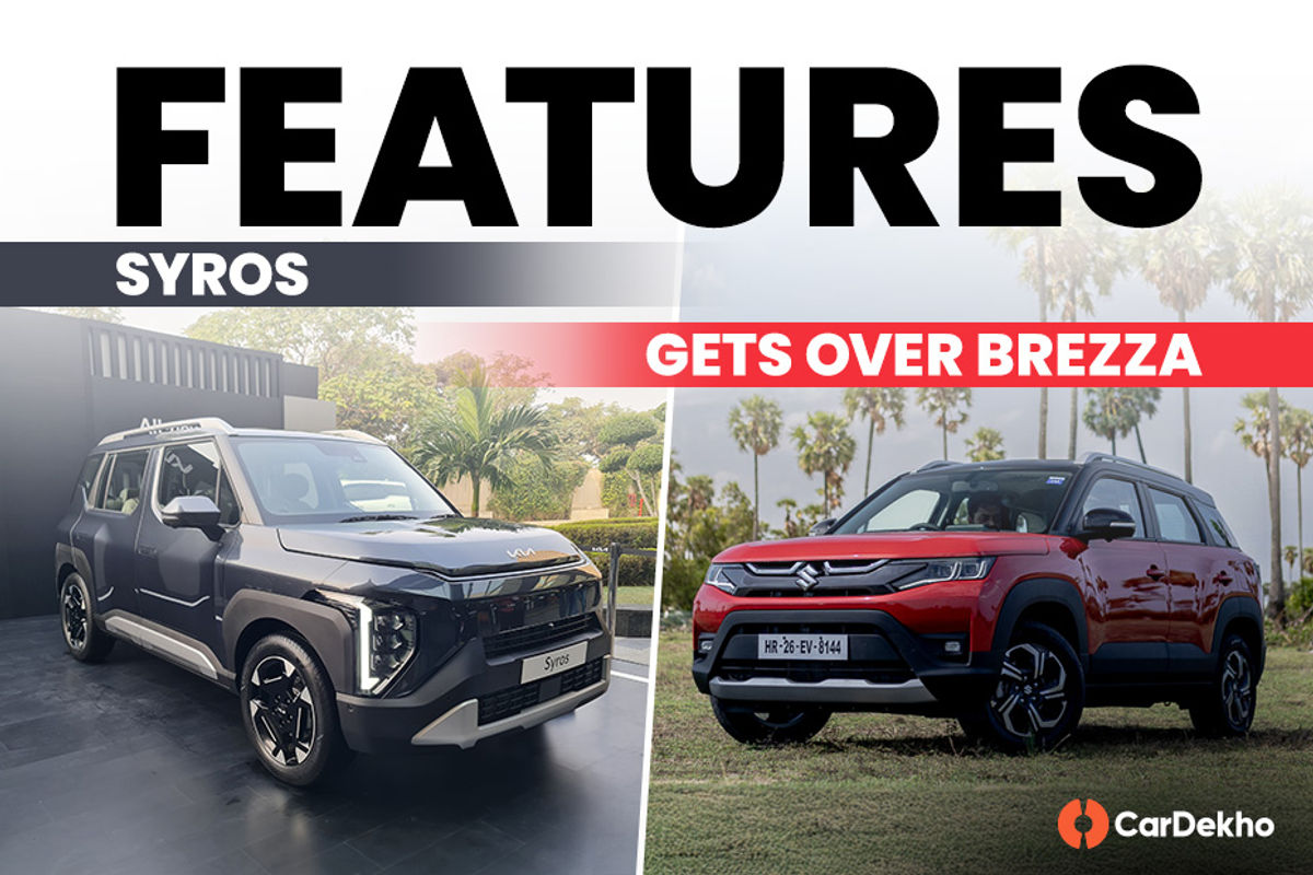 Features Kia Syros gets over Brezza Features Kia Syros gets over Brezza